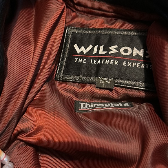 Wilson leather coat size large - Picture 5 of 7